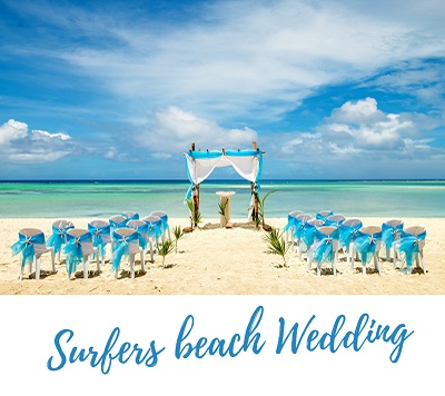 surfers garden wedding